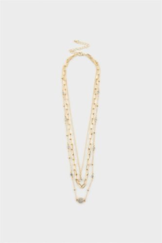 Kadın Altın Kadın 3'lü Kolye