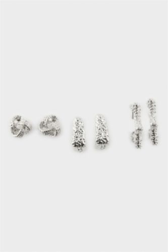 نساء Gümüş Woman 3 piece Earrings