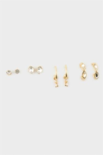 Kadın Altın Kadın 4'lü Küpe