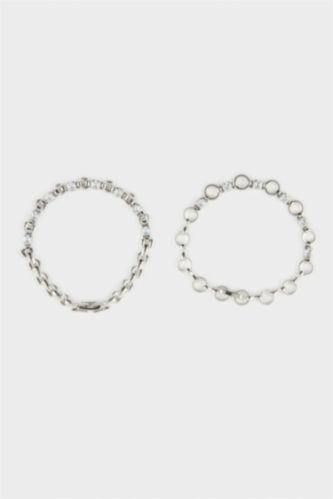 Kadın Gümüş Kadın 2'li Bileklik