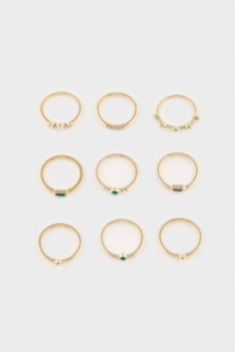 Kadın Altın Kadın 9'lu Yüzük