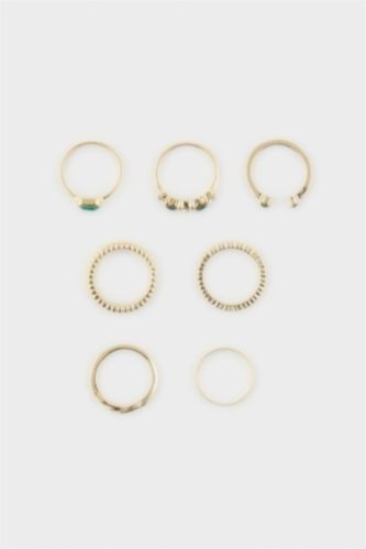 Kadın Altın Kadın 7'li Yüzük