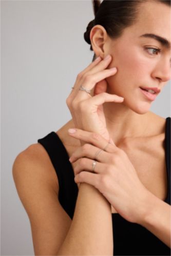 Kadın Gümüş Kadın 7'li Yüzük