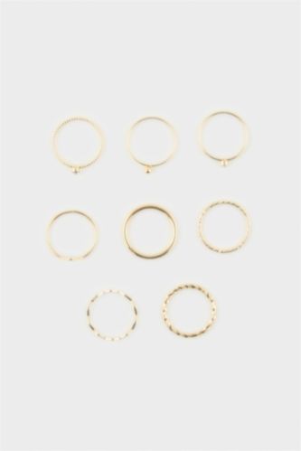 Kadın Altın Kadın 8'li Yüzük