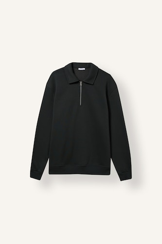 Men Anthracite Regular Fit Thick Sweatshirt Fabric Sweatshirt