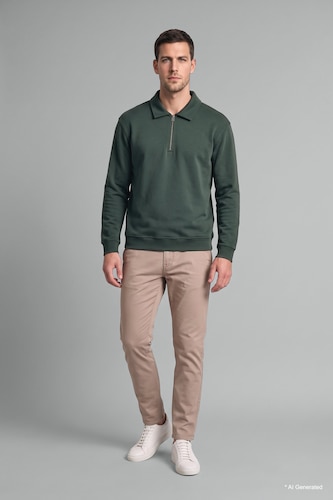 Regular Fit Thick Sweatshirt Fabric Sweatshirt