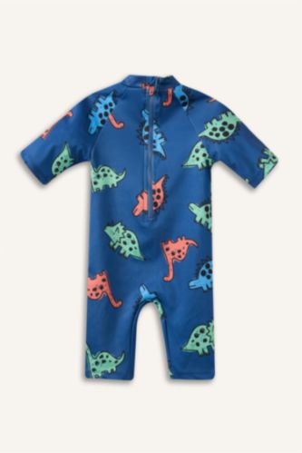 Erkek Bebek İndigo Desenli Mayo Erkek Bebek