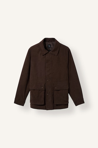 Slim Fit with Pockets Buttoned Corduroy Jacket