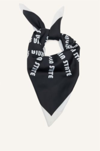 Man Black Man Printed Shawl