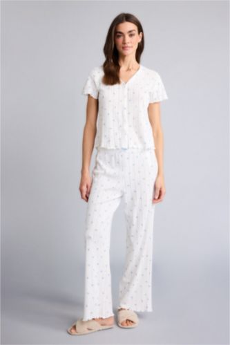 Kadın Ekru Regular Fıt Uzun Kollu 2'li Takım