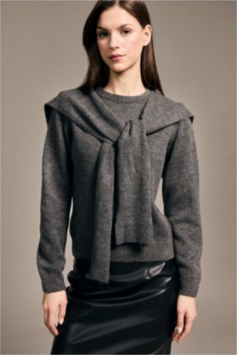 Woman Anthracite Pullover