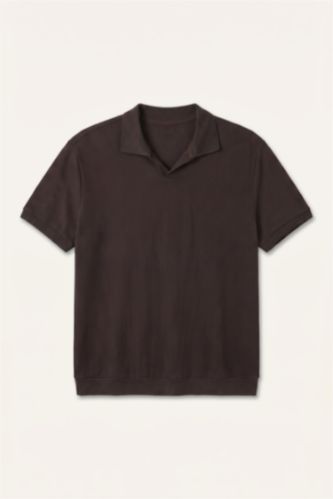 Men Brown Regular Fit Short Sleeve Polo T-Shirt