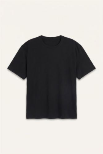 Men Black Regular Fit Short Sleeve T-Shirt