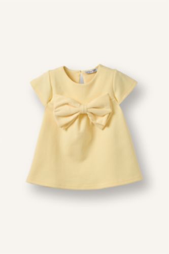 BÉBÉ FILLE Jaune Clair Robe pour bébé fille