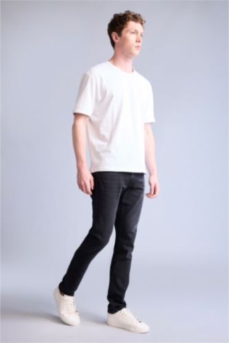 MAN Black Pedro Slim Fit Trousers