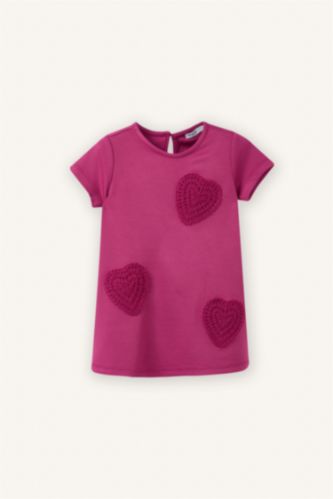 Kız Bebek Fuşya Elbise Kız Bebek