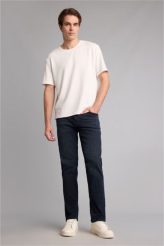رجال أسود أزرق Sergio Regular Fit Regular Hem Jeans
