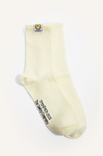 Woman 2-Pack SmileyWorld Cotton Long Socks