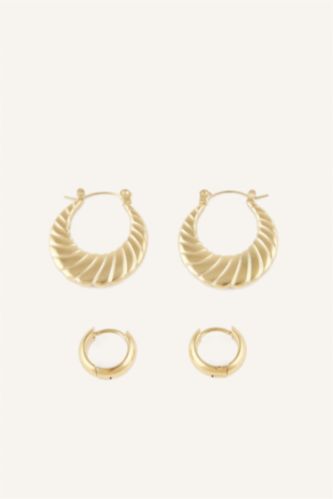 Women Altın 2 piece Earring