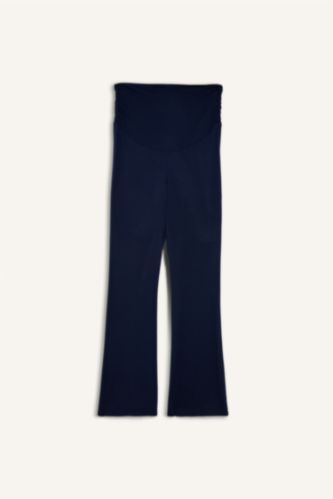 Kadın Lacivert Regular Fıt İspanyol Paça Hamile Altı