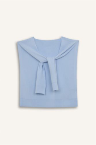 Kadın Açık Mavi Kadın Atkı