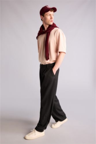 رجالي أنثرا بنطلون قماش كلاسيكي برجل واسع