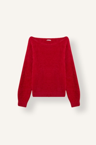 Women Red Regular Fit Pullover