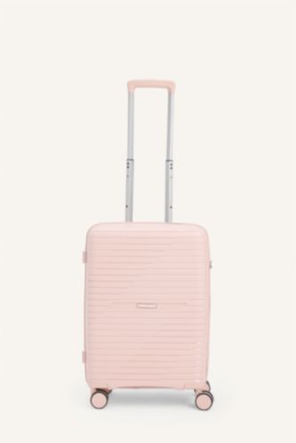 Kadın Pembe Kucuk Unisex Sert Kapaklı Valiz