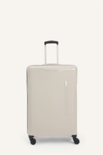 Kadın Bej Unisex Sert Kapaklı Büyük Boy	 Valiz