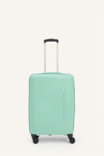 Kadın Mint Orta Unisex Sert Kapaklı Büyük Boy	 Valiz