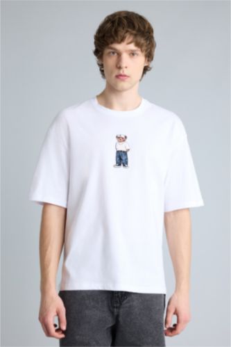 Man White Man Short Sleeve T-Shirt