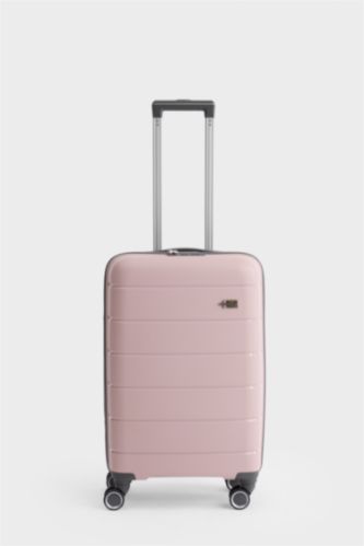 Kadın Pembe Orta Unisex Sert Kapaklı Valiz