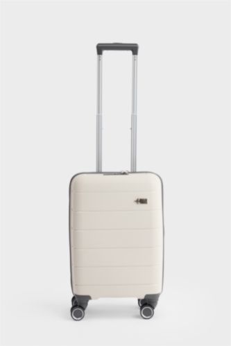 Kadın Beyaz Unisex Sert Kapaklı Valiz