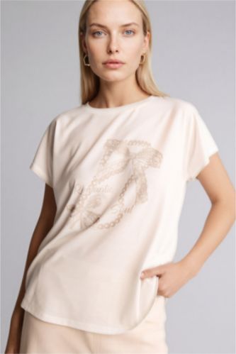 حريمي بيج فاتح Woman Short Sleeve T-Shirt
