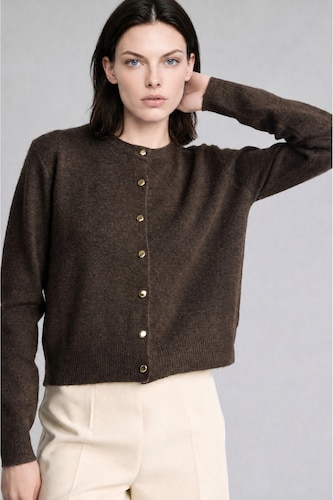 Әйелдерге Қоңыр Regular Fit кардиган