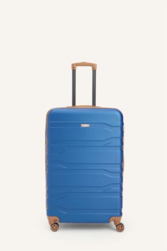 Kadın Mavi Büyük Unisex Sert Kapaklı Büyük Boy	 Valiz