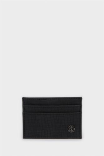 Erkek Siyah Erkek Suni Deri Kartlık