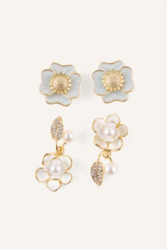 Kadın Karma Kadın 2'li Küpe