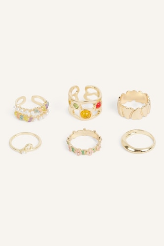 Woman 6-Pack Rings