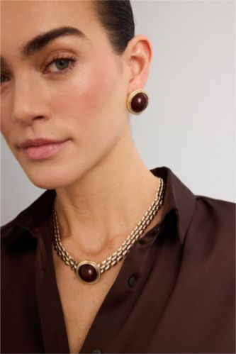 Kadın Açık Kahve Kadın Küpe