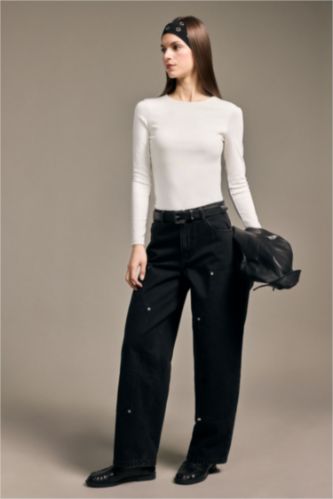 Woman Black Trousers