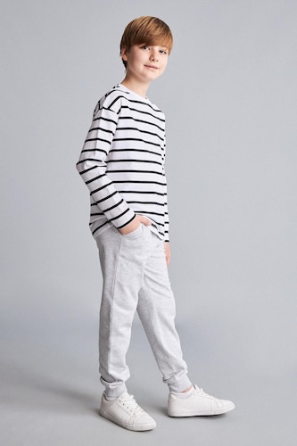 أولاد ميلانج رمادي فاتح Boy Regular Fit Pants