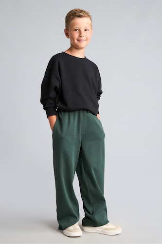 Young Boys - Teen Boys Dark Green Regular Fit Trousers