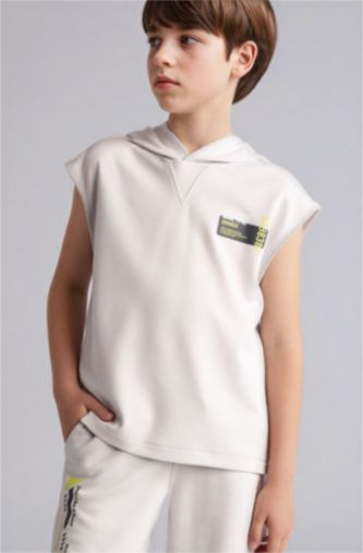 Erkek Çocuk - Genç Erkek Açık Gri Modal Yelek Erkek Çocuk