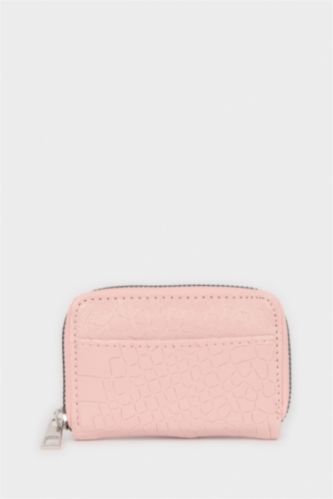 Kadın Pembe Kadın Bozuk Para Çantası