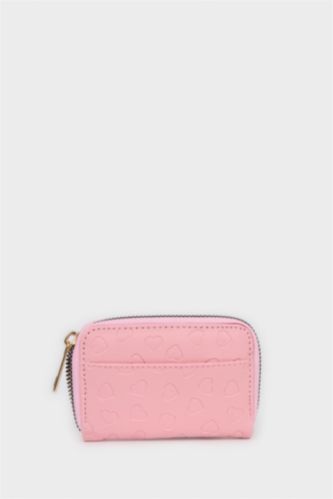 Kadın Açık Pembe Kadın Bozuk Para Çantası