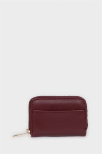 Kadın Bordo Kadın Bozuk Para Çantası