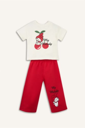 Kız Bebek Ekru Monchhichi Kız Bebek 2'li Takım