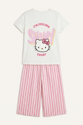 2 piece Regular Fit Knitted Pyjamas