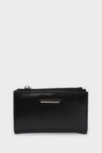 Kadın Siyah Kadın Suni Deri Cüzdan